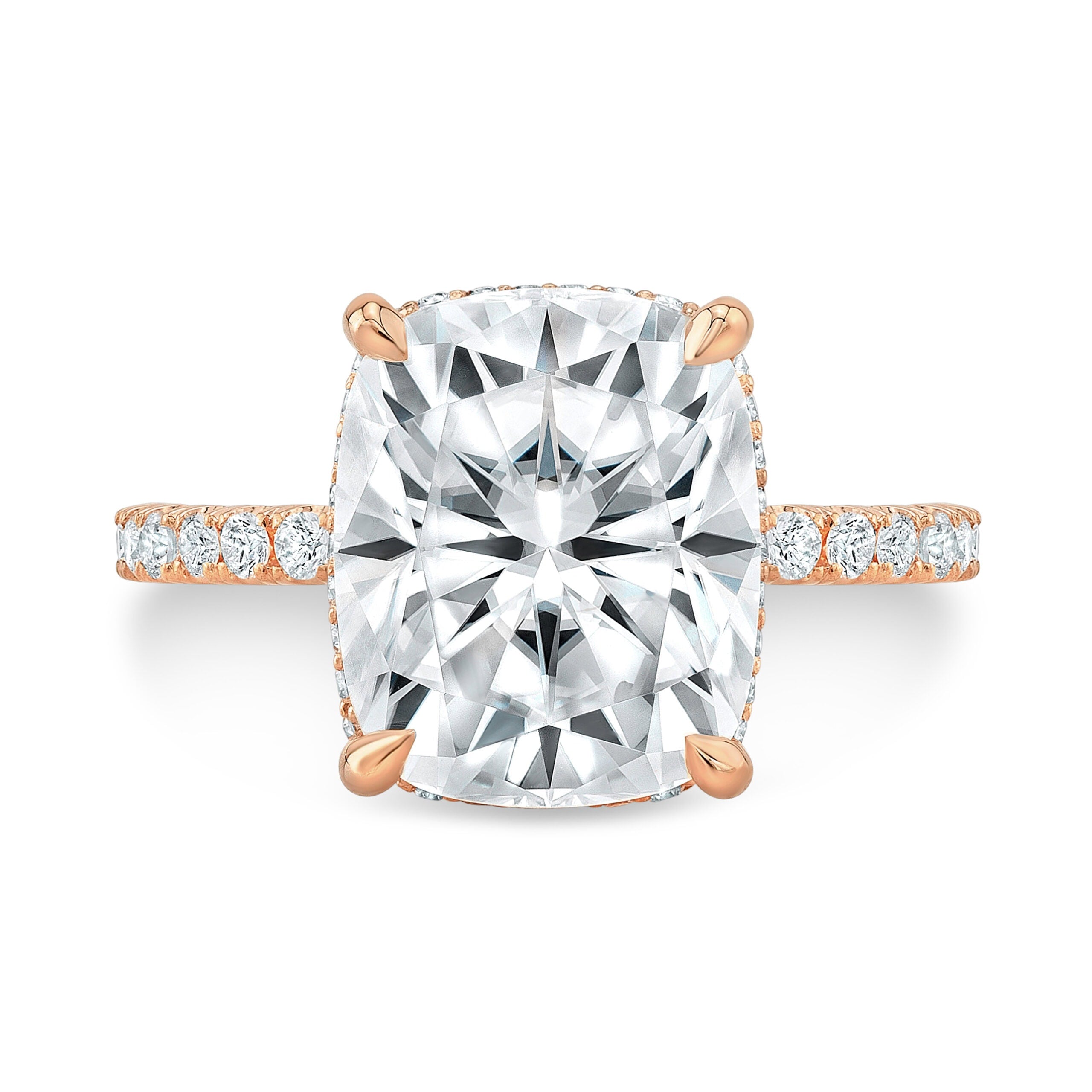The Beatrix Elongated Cushion Lab Grown Diamond Ring
