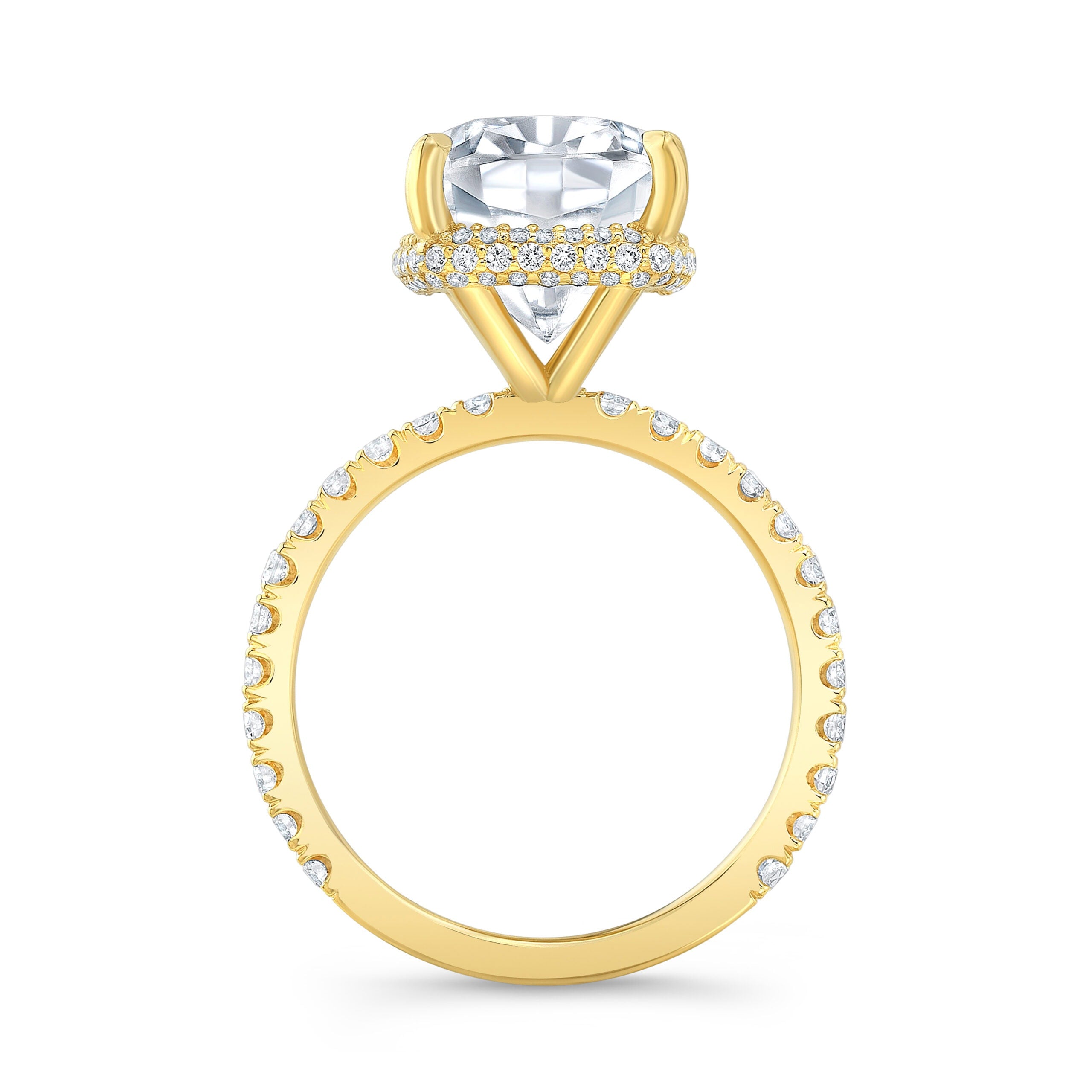 The Beatrix Elongated Cushion Lab Grown Diamond Ring