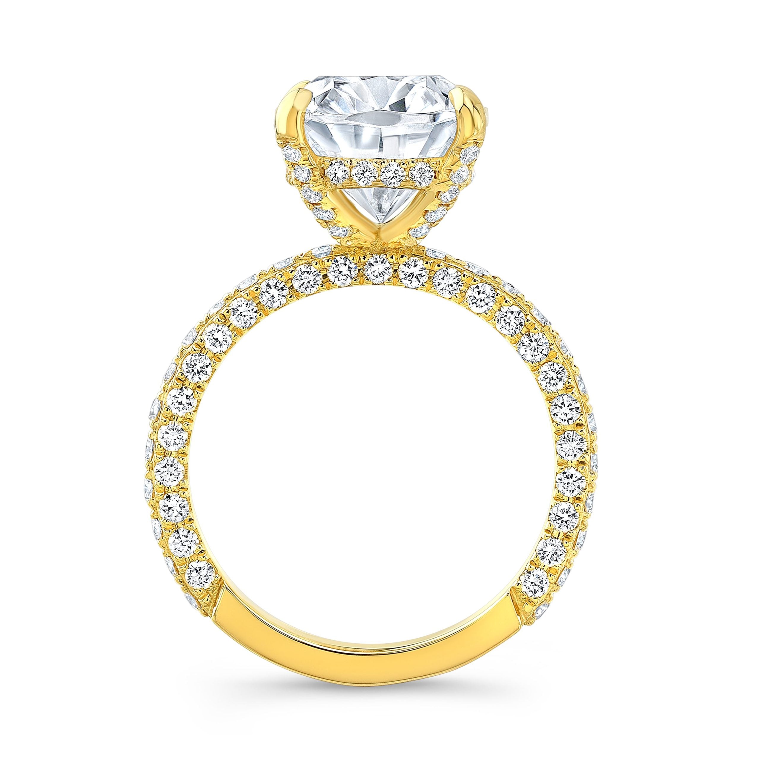 The Isolde Long Cushion Lab Grown Diamond Ring