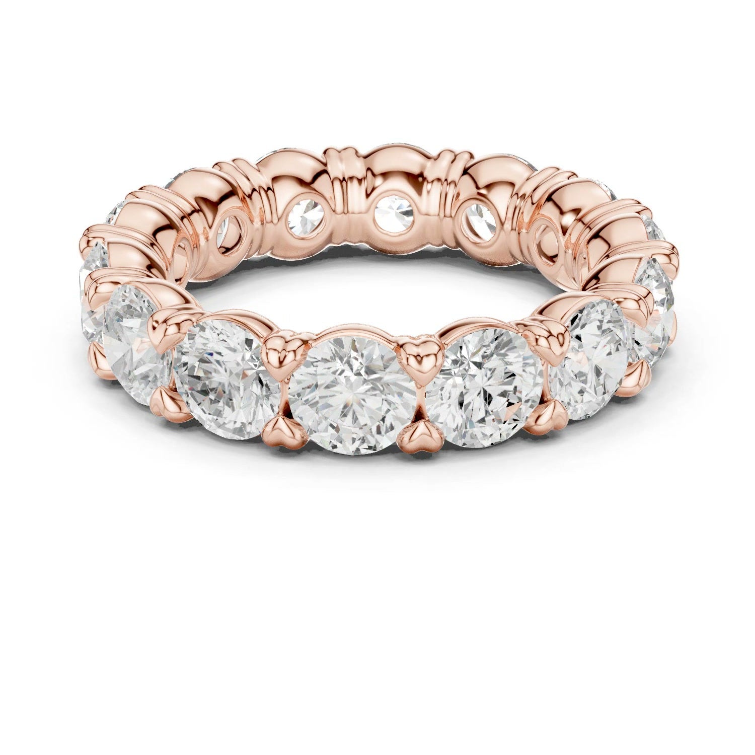 Lab Grown Diamond Eternity Band 14K White Gold 1.55ct