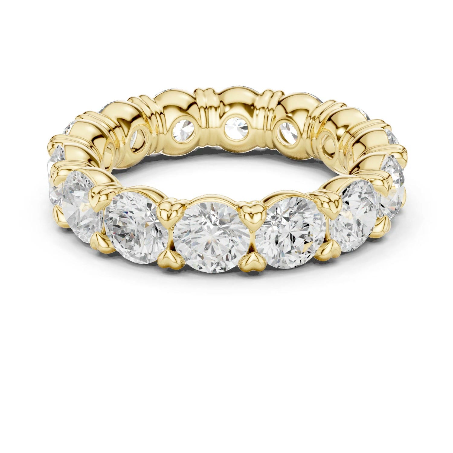 Lab Grown Diamond Eternity Band 14K White Gold 1.55ct