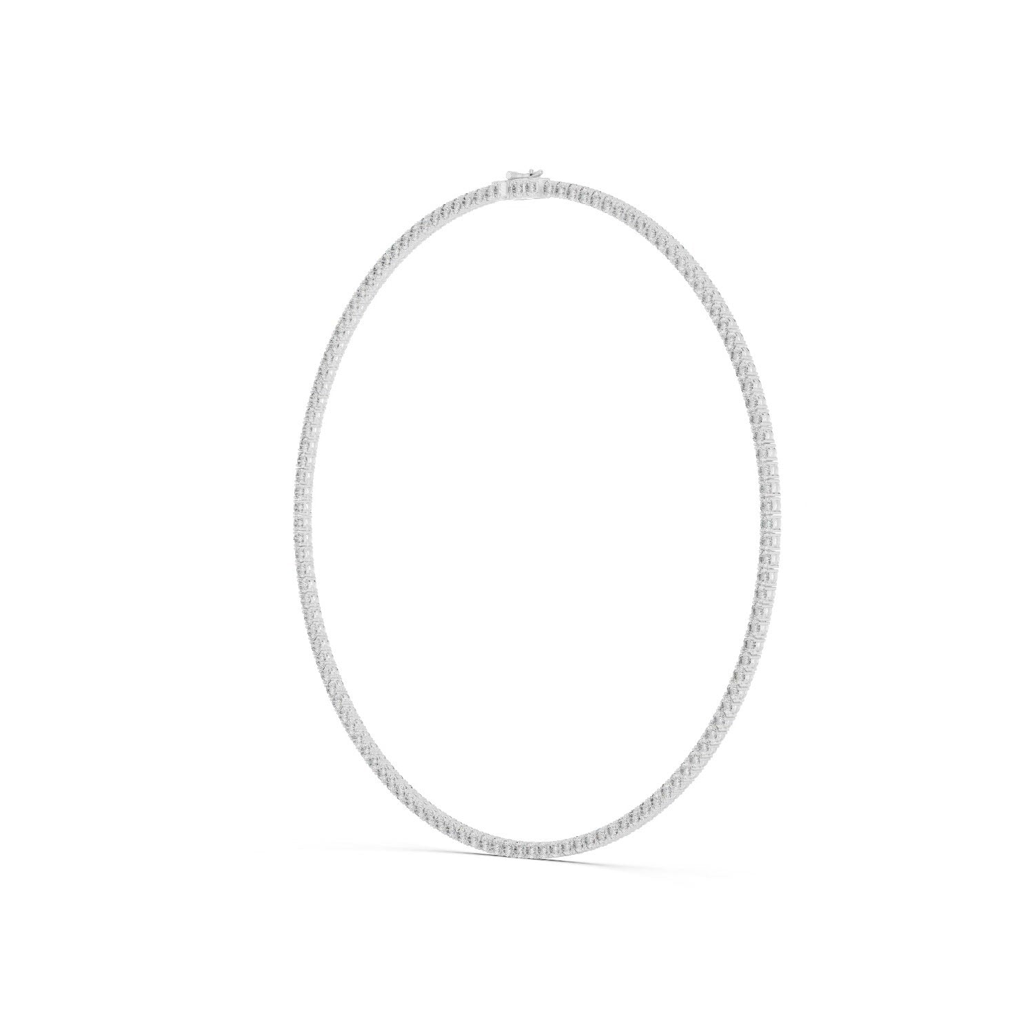 Lab Grown Diamond Tennis Necklace 14K Gold