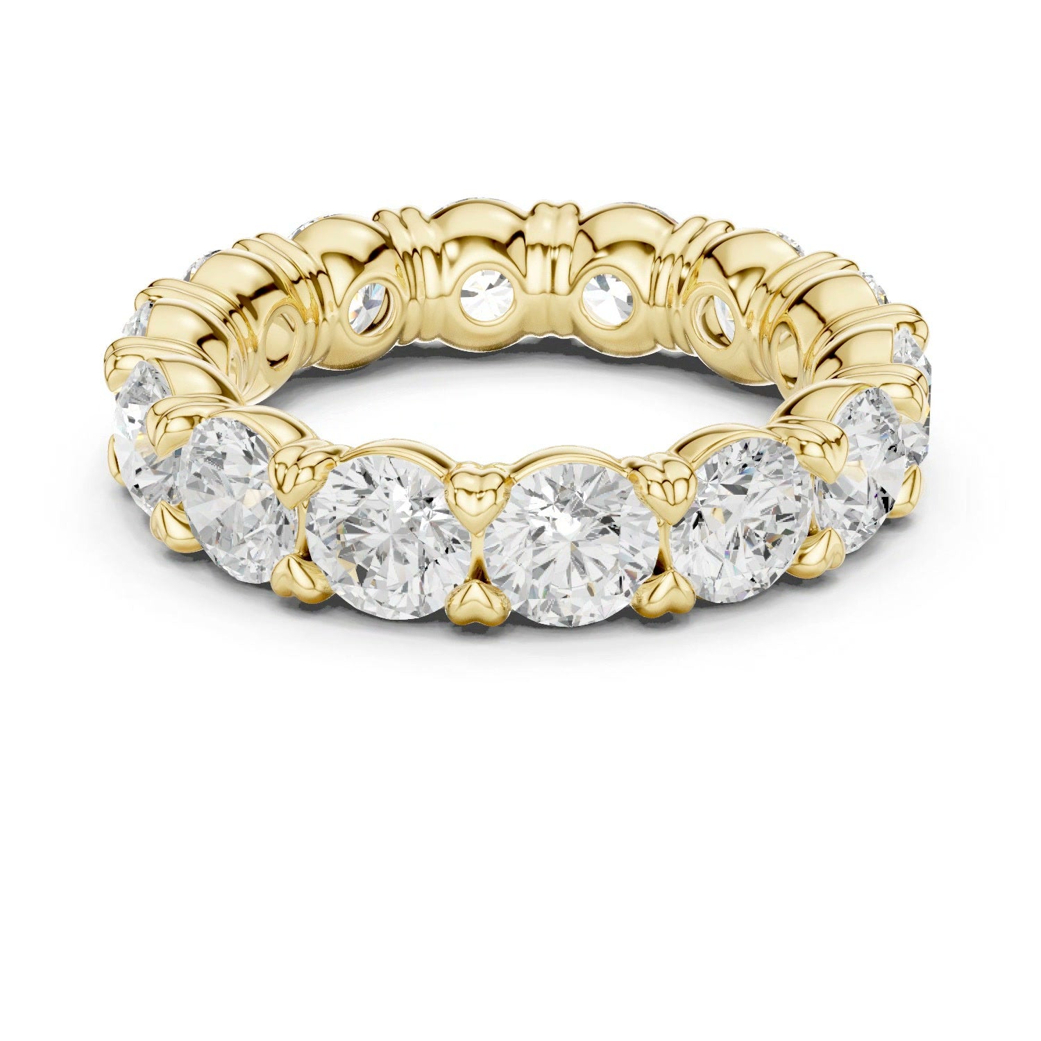 Lab Grown Diamond Eternity Band 14K White Gold 1.55ct
