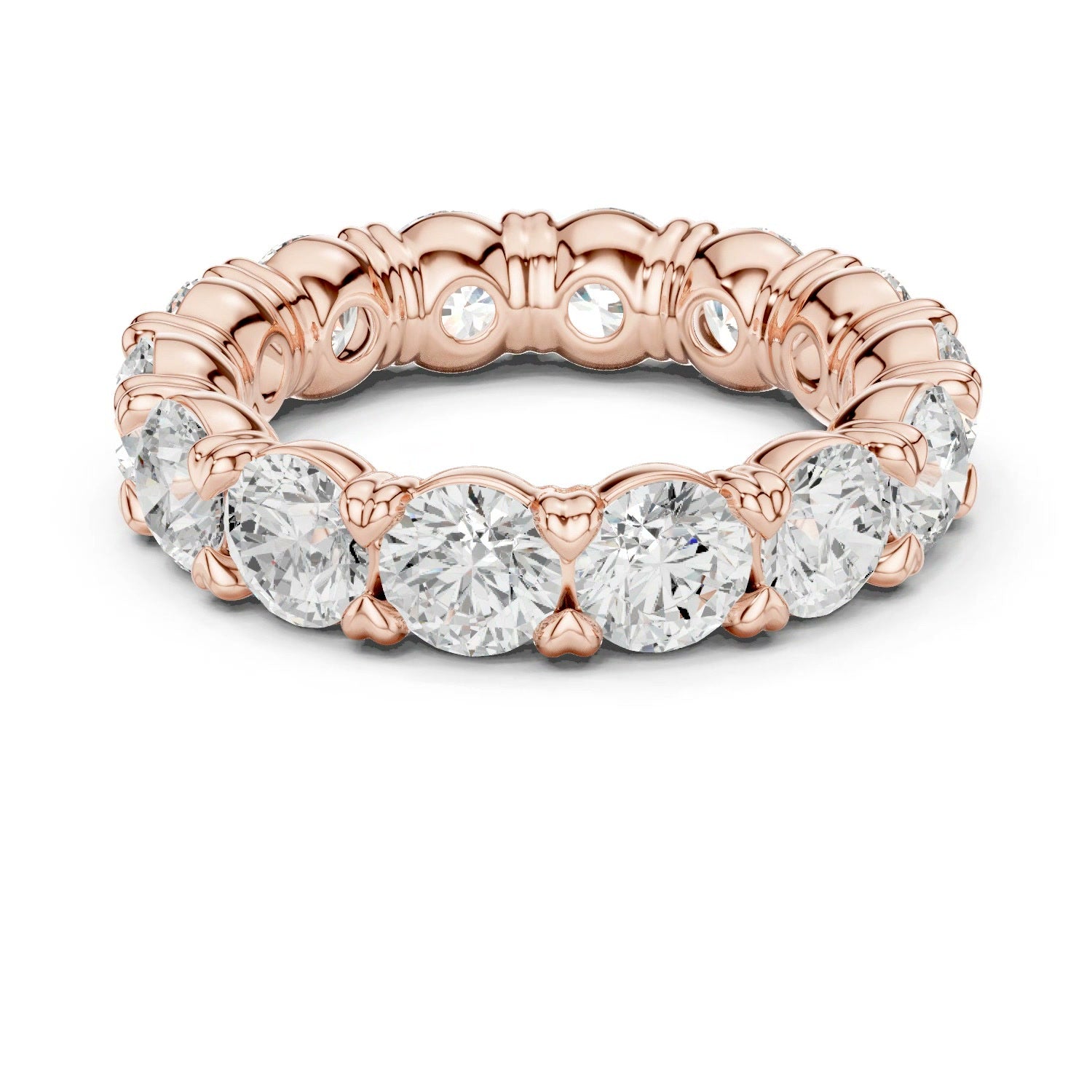 Lab Grown Diamond Eternity Band 14K White Gold 1.55ct