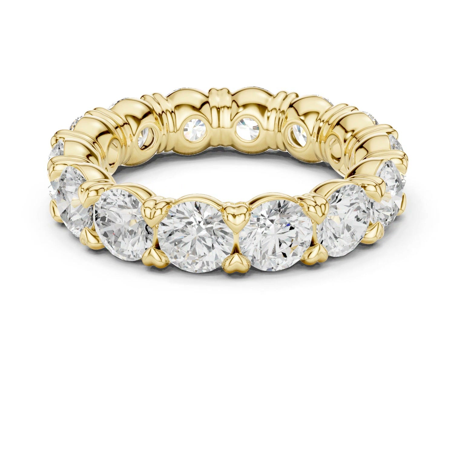 Lab Grown Diamond Eternity Band 14K White Gold 1.55ct