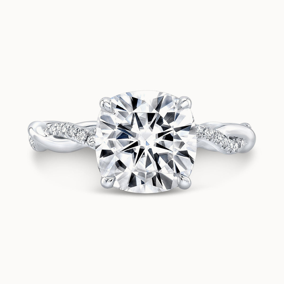 The Caprice Cushion Lab Grown Diamond Ring