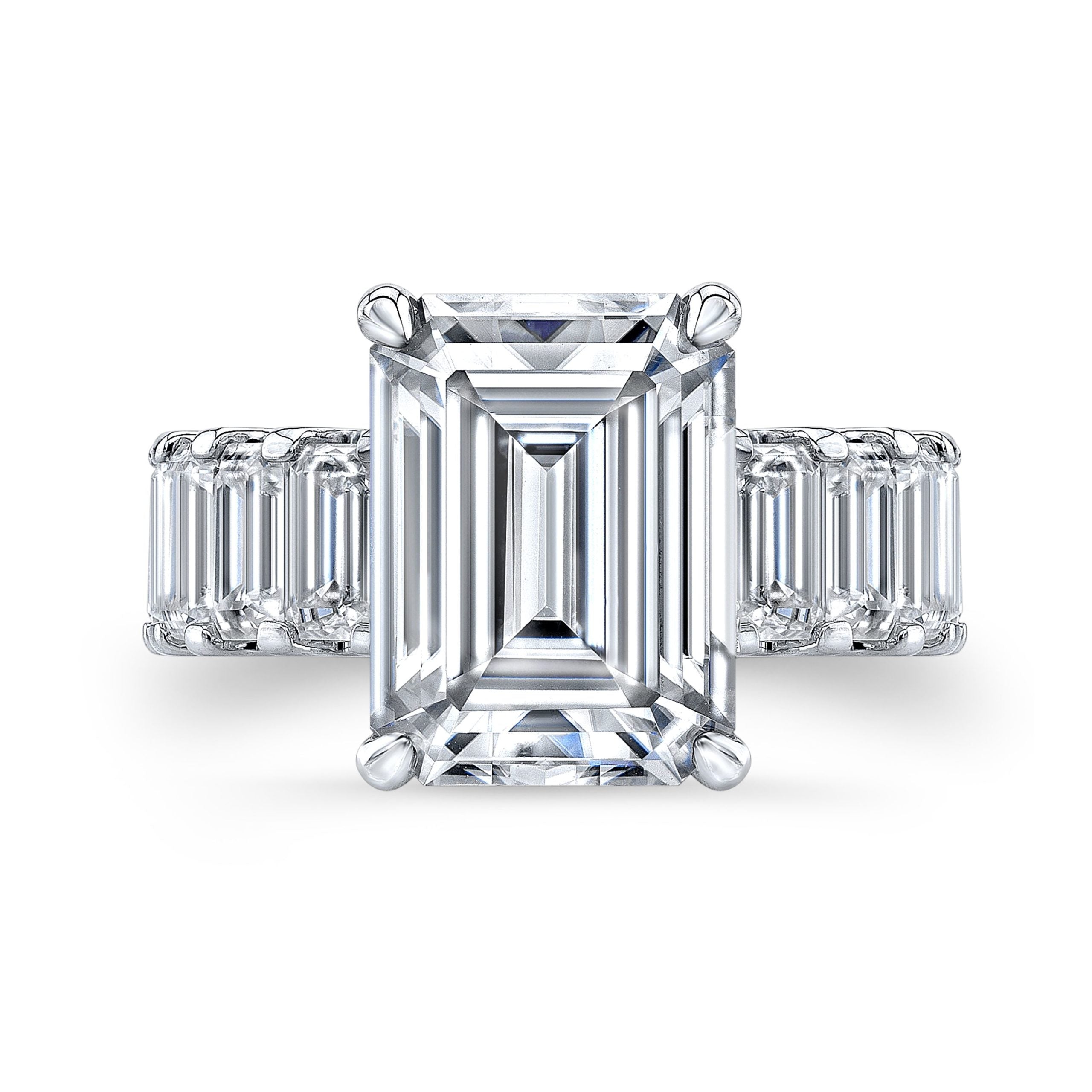 The Versailles Emerald Cut Lab Grown Diamond Ring