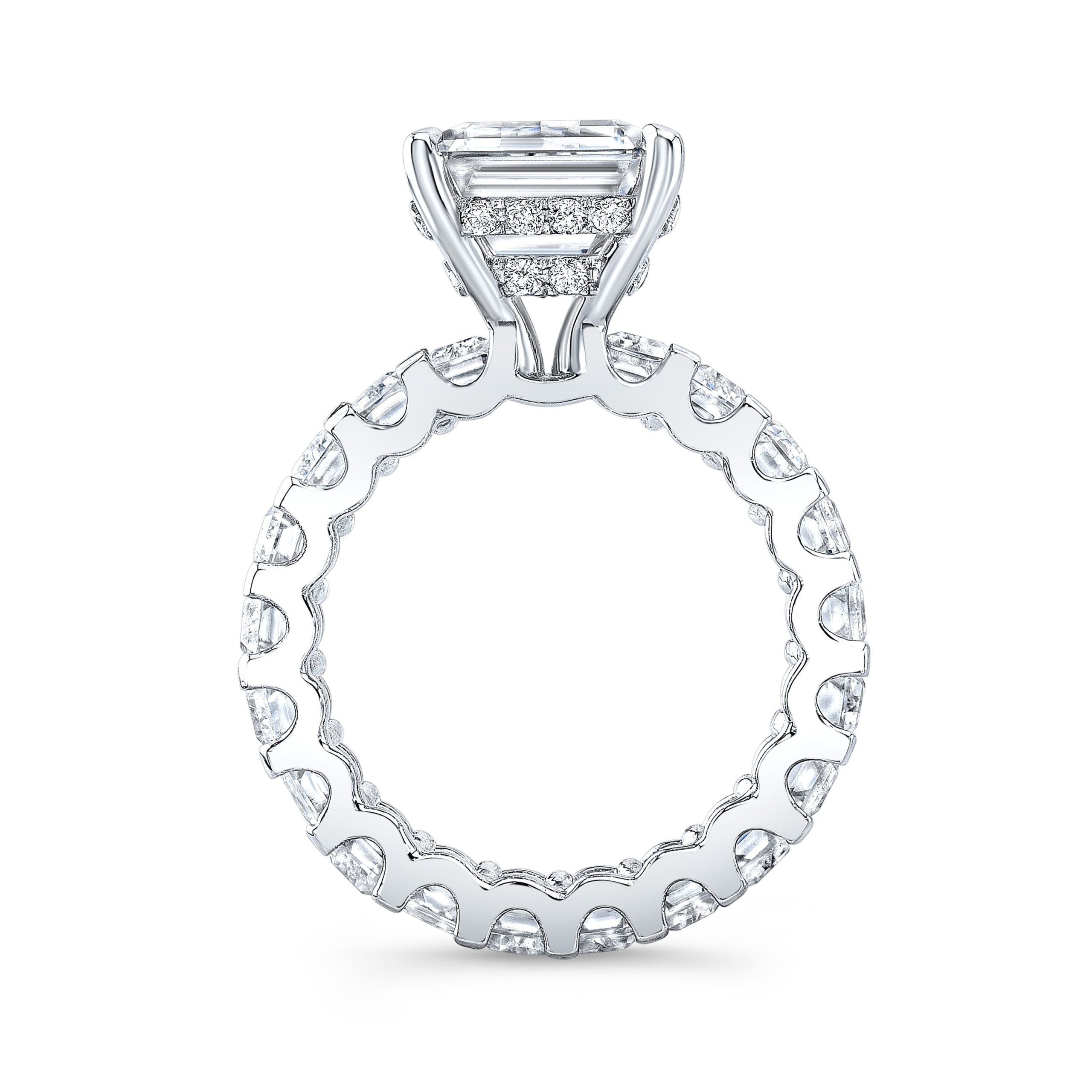 The Versailles Emerald Cut Lab Grown Diamond Ring