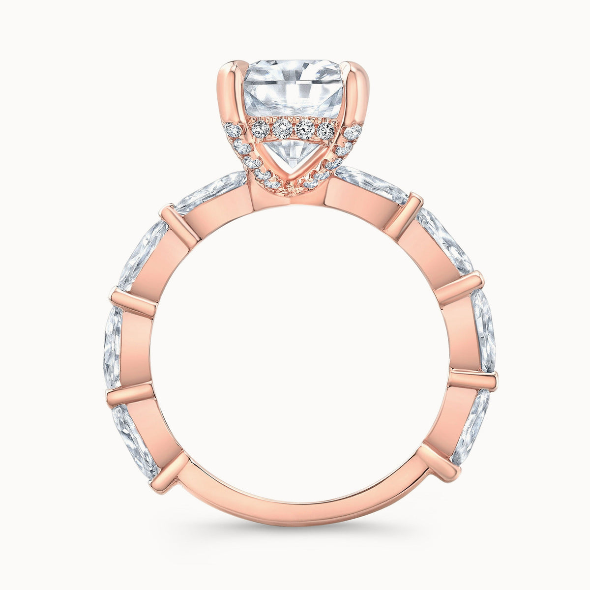The Daphne Radiant Lab Grown Diamond Ring