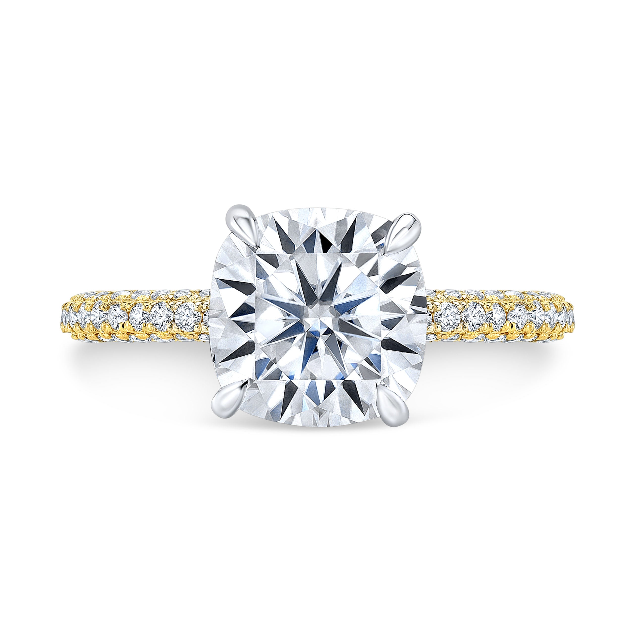 The Sabine Cushion Lab Grown Diamond Ring