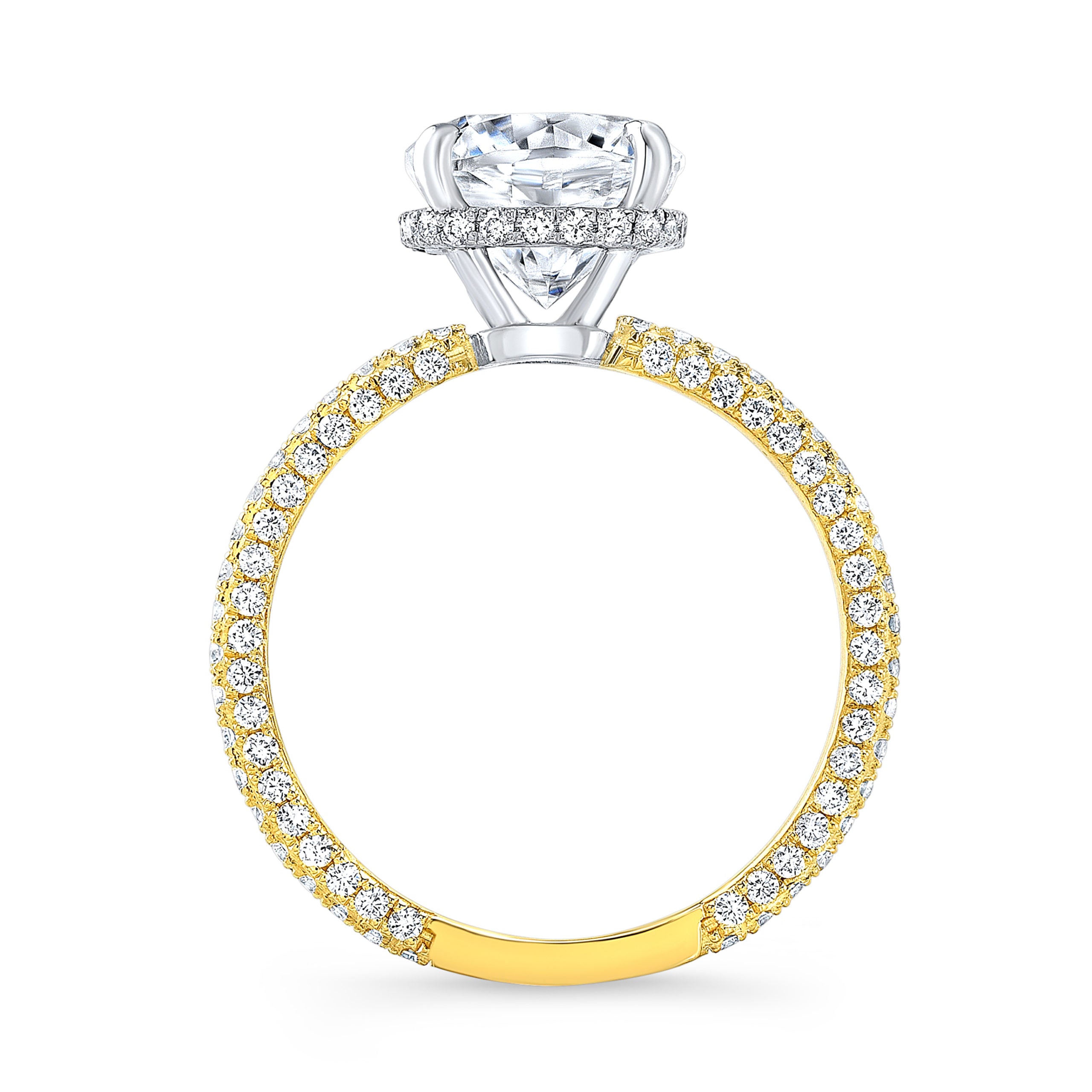 The Sabine Cushion Lab Grown Diamond Ring