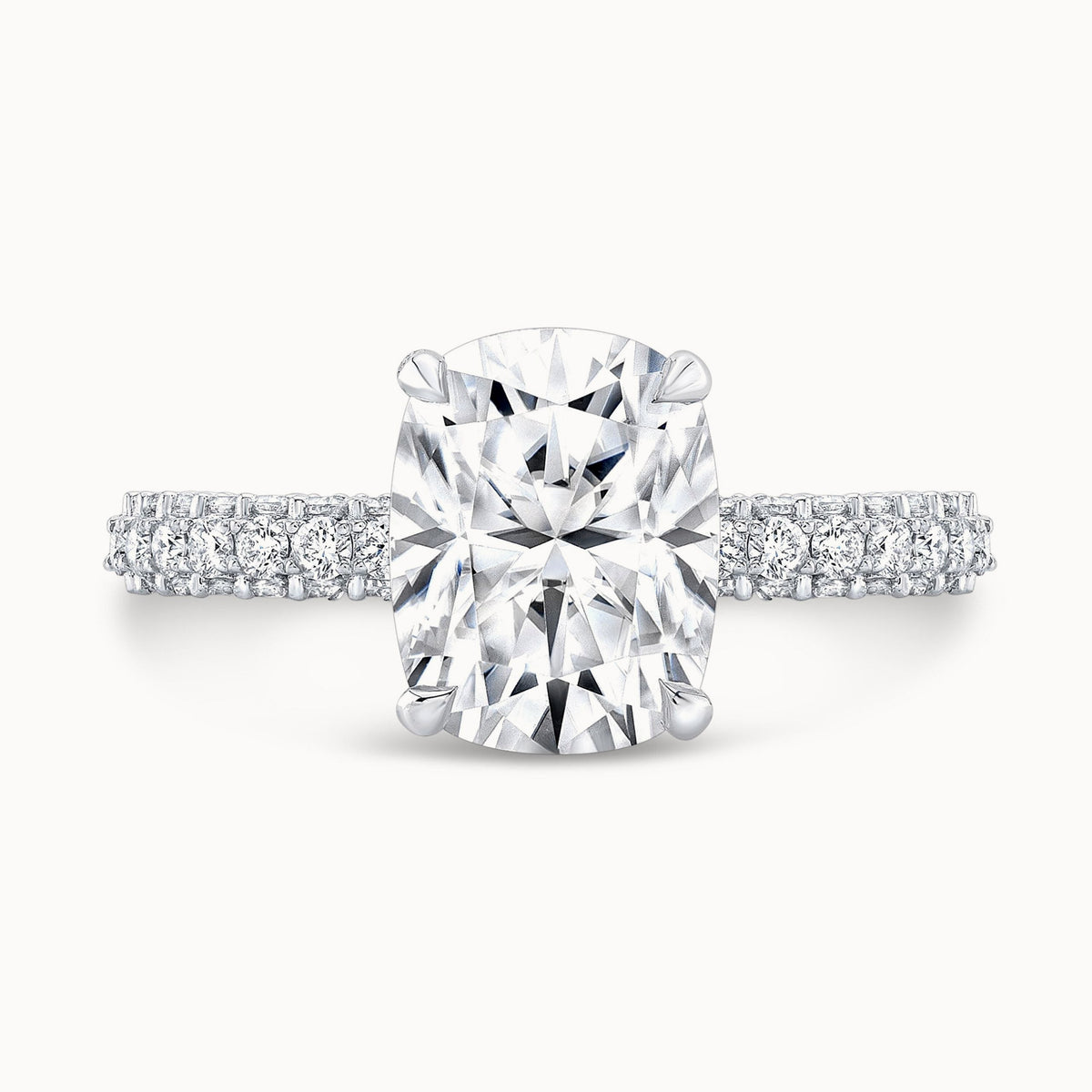 The Isolde Long Cushion Lab Grown Diamond Ring