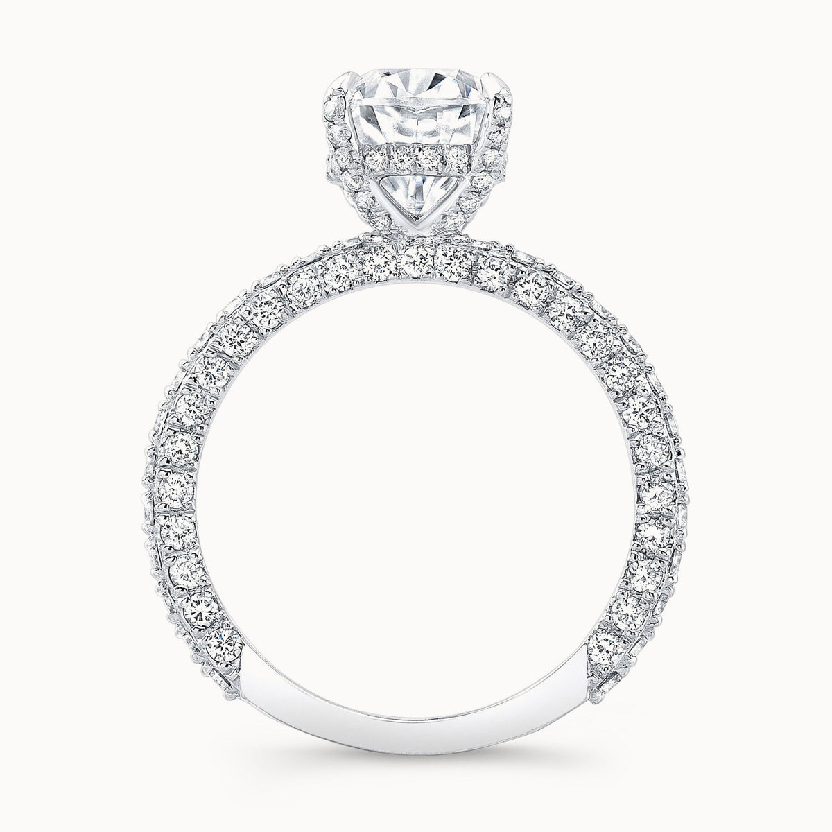 The Isolde Long Cushion Lab Grown Diamond Ring