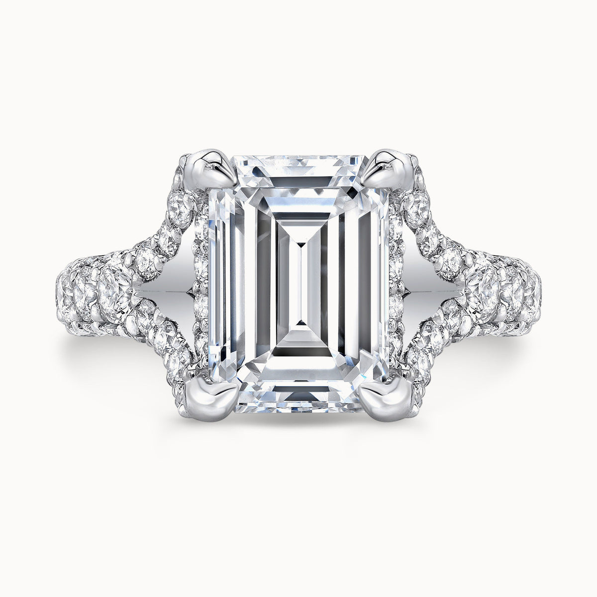 The Lucienne Emerald Lab Grown Diamond Ring