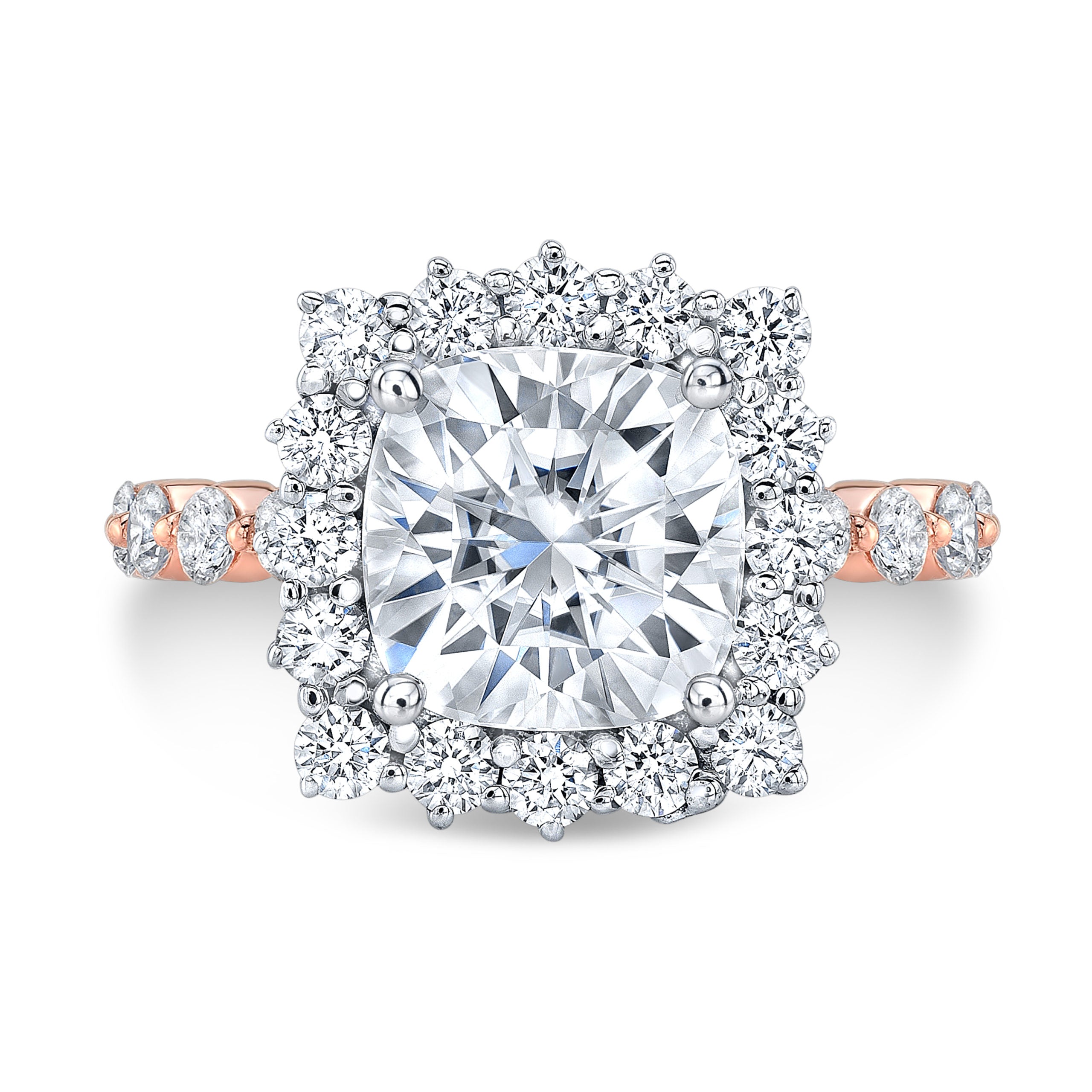 The Genevra Cushion Cut Lab Grown Diamond Ring