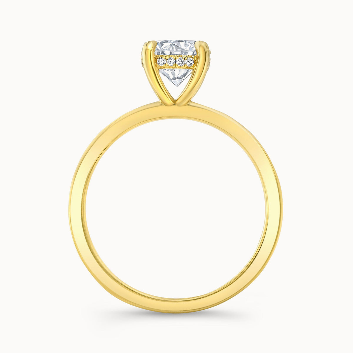 The Monique Round Lab Grown Diamond Ring