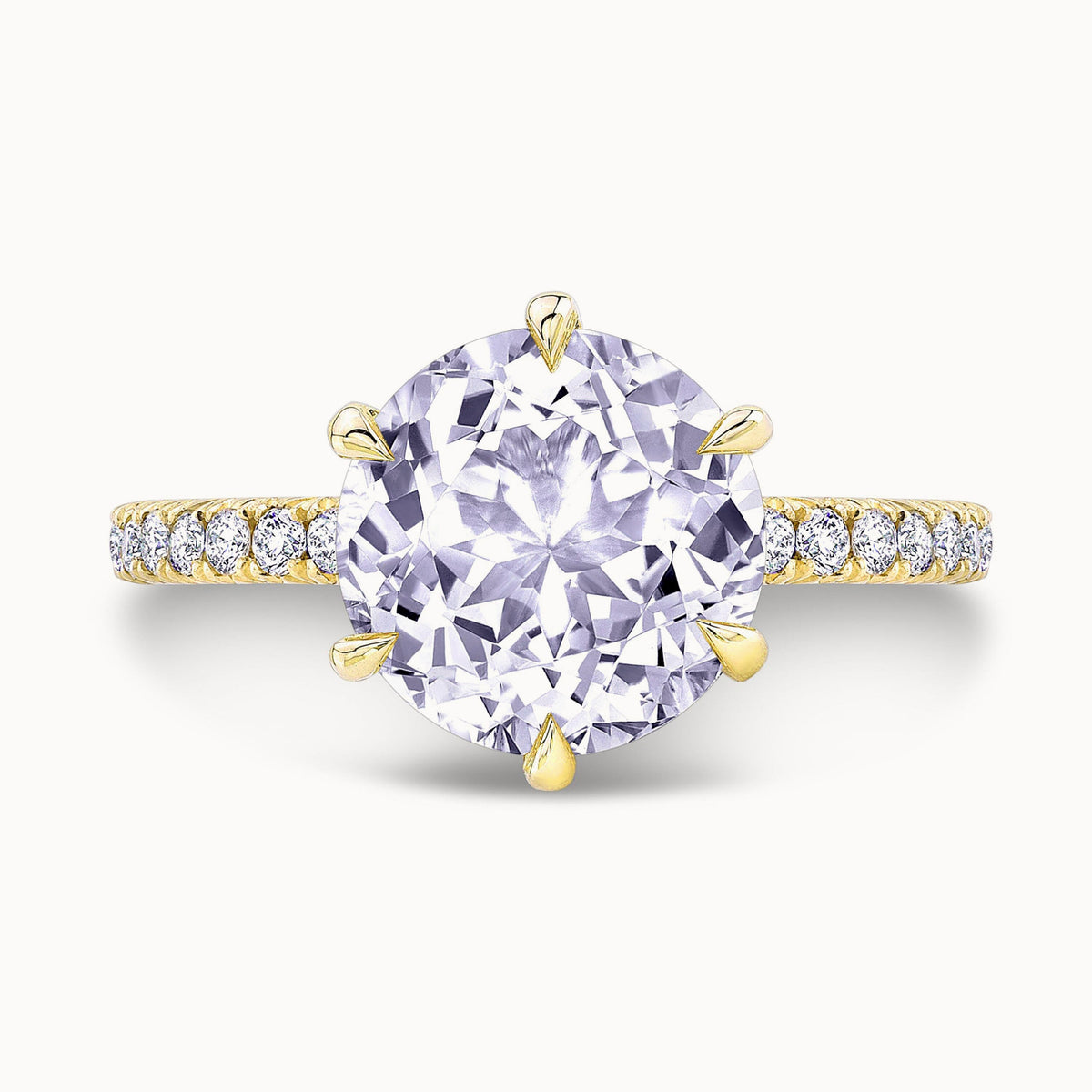 The Serenade Round Lab Grown Diamond Ring