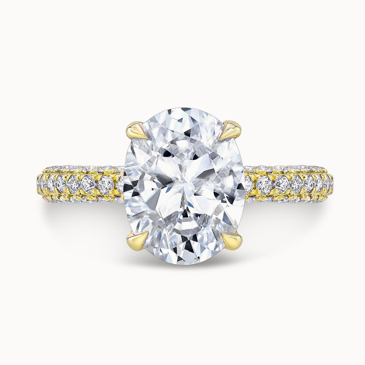 The Soleil Oval Lab Grown Diamond Ring