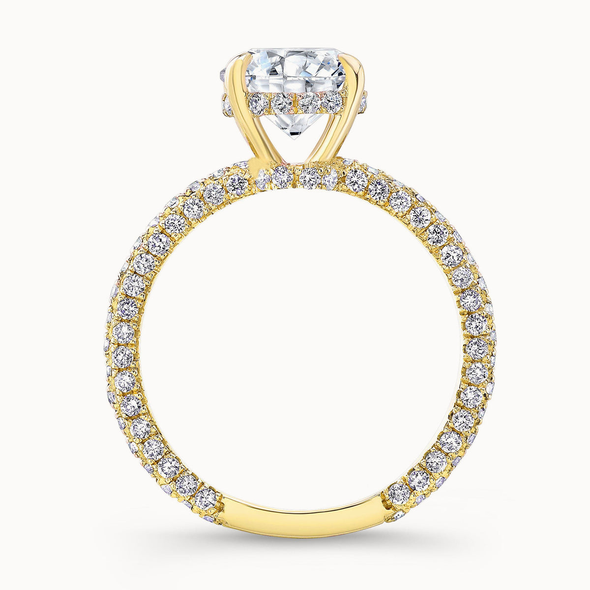 The Soleil Oval Lab Grown Diamond Ring
