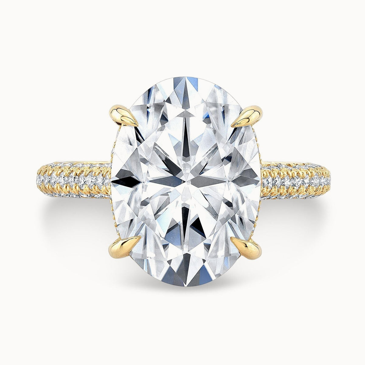 The Solstice Oval Lab Grown Diamond Ring