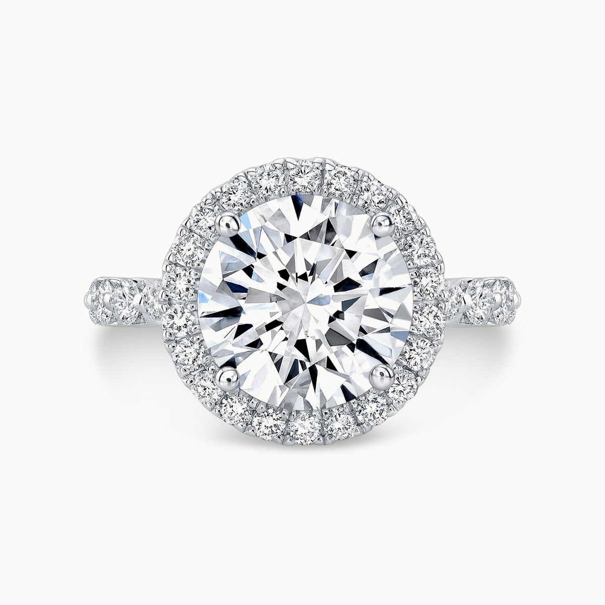 The Stellaire Round Lab Grown Diamond Ring