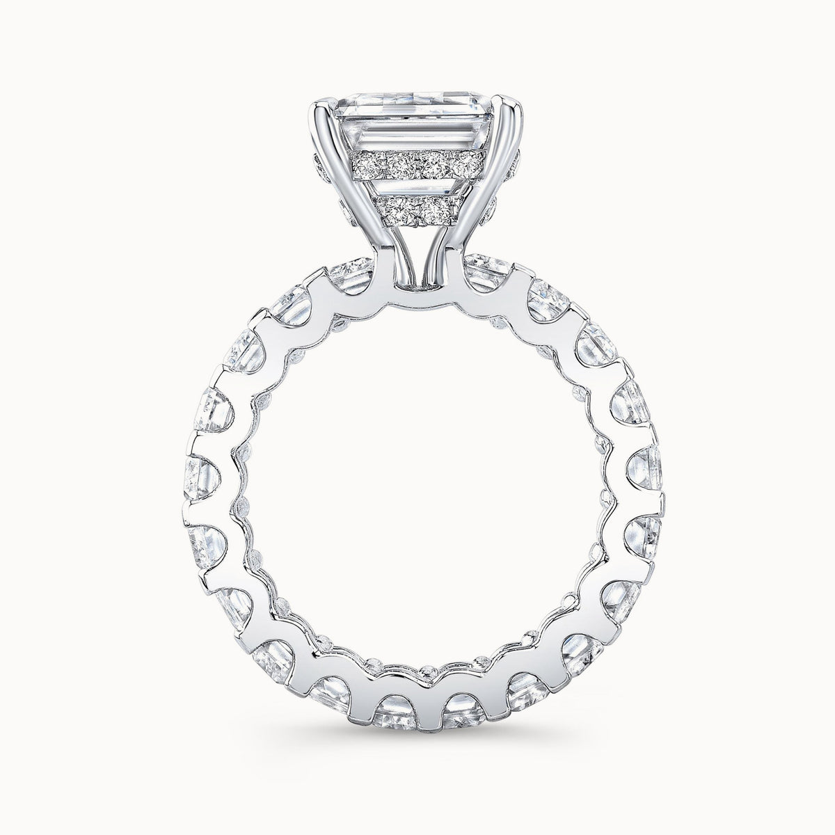 The Versailles Emerald Cut Lab Grown Diamond Ring
