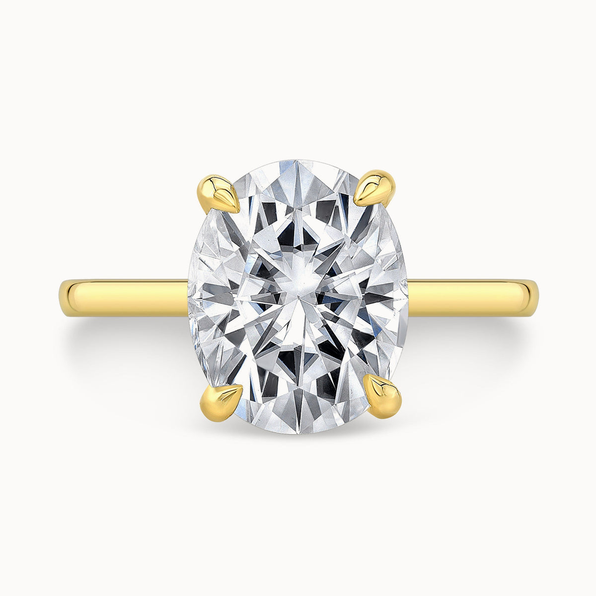 The Vivienne Oval Lab Grown Diamond Ring