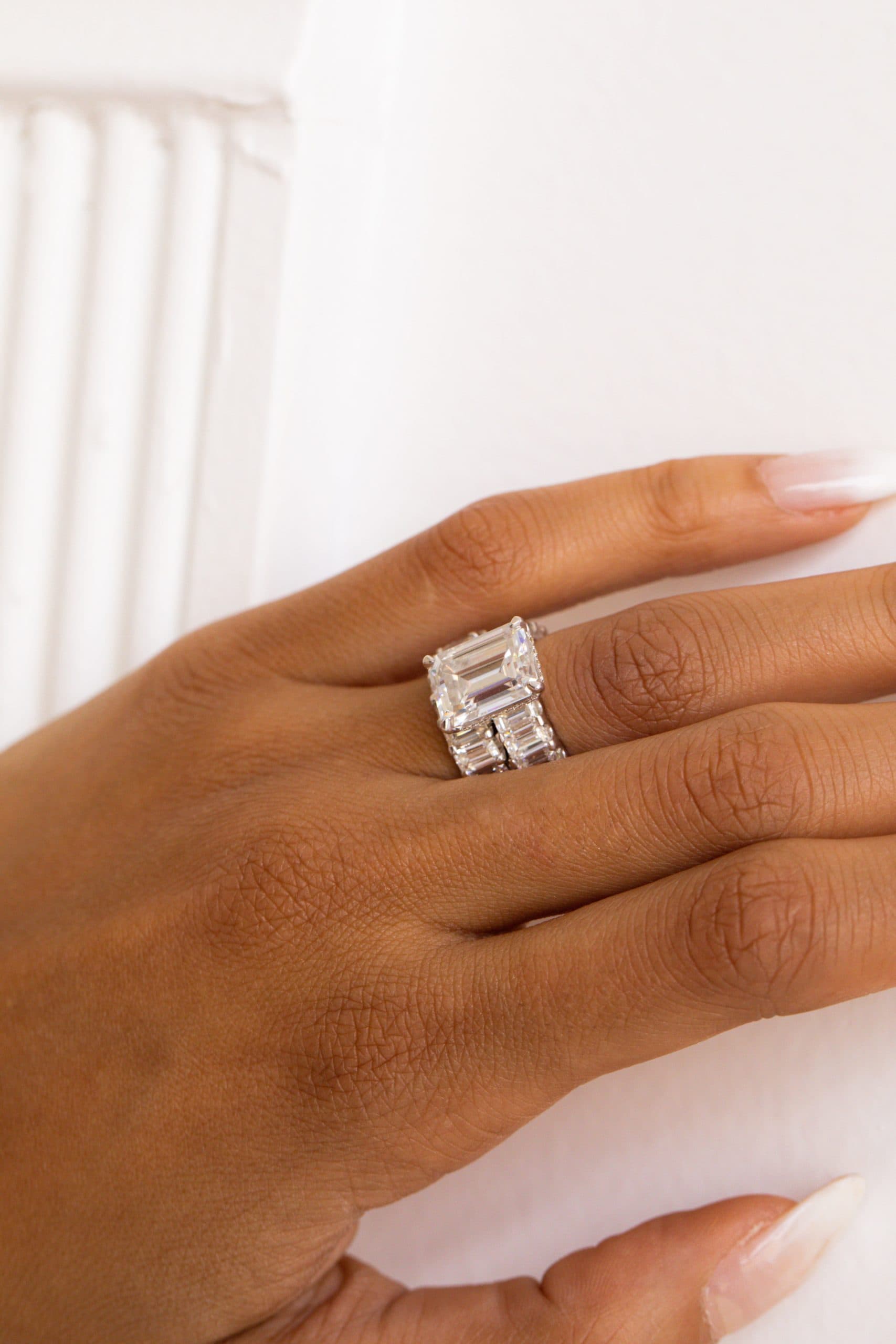 The Versailles Emerald Cut Lab Grown Diamond Ring