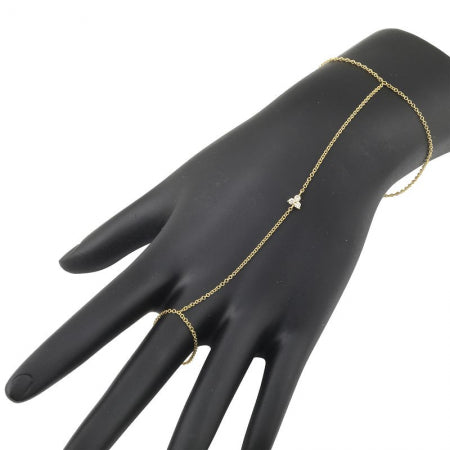 Agent Jewel - 14k Yellow Gold Diamond Hand Bracelet