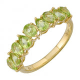 Agent Jewel - 14k Yellow Gold Pear Shape Peridot Ring