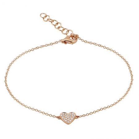 Agent Jewel - 14k Rose Gold Diamond Bracelet