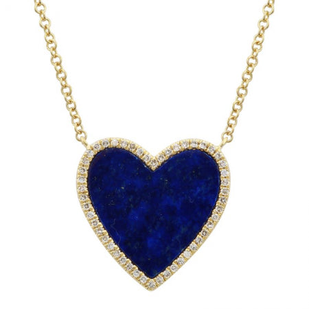 Agent Jewel - 14k Yellow Gold Lapis Necklace