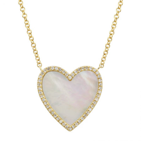 Agent Jewel - 14k Yellow Gold Mother Of Pearl Necklace
